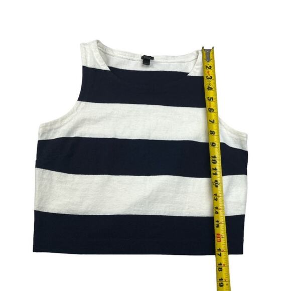 J. Crew Women's Navy/White Striped Cropped Tank Top XS/Rugby Knit Wrap Skirt XXS - Picture 6 of 14